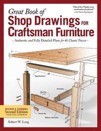 Cover image for Great Book of Shop Drawings for Craftsman Furniture, Second Edition