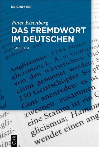 Cover image for Das Fremdwort im Deutschen