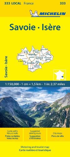 Isere Savoie - Michelin Local Map 333