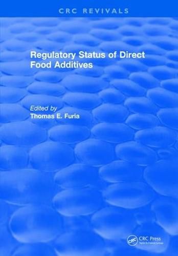 Cover image for Regulatory Status of Direct Food Additives