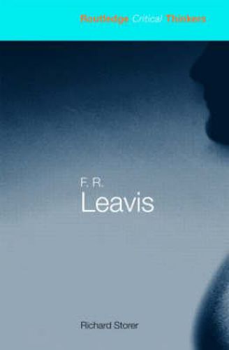 Cover image for F.R. Leavis