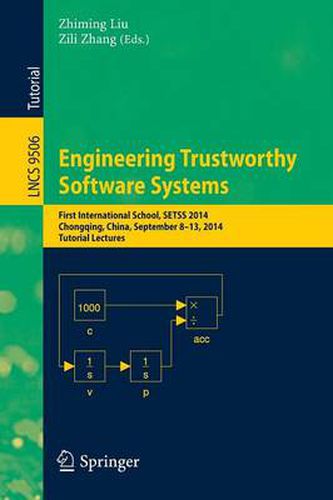 Cover image for Engineering Trustworthy Software Systems: First International School, SETSS 2014, Chongqing, China, September 8-13, 2014. Tutorial Lectures