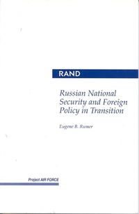 Cover image for Russian National Security and Foreign Policy in Transition