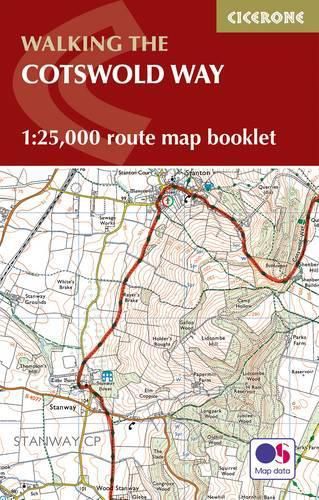 Cover image for The Cotswold Way Map Booklet: 1:25,000 OS Route Mapping