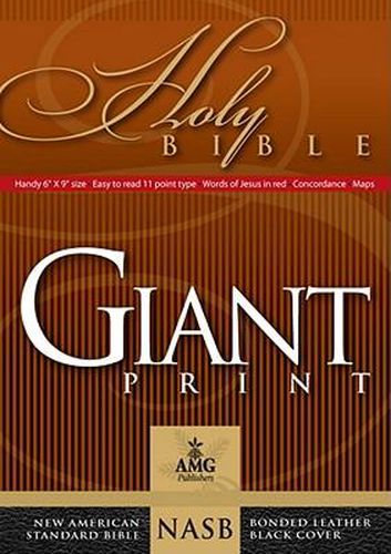 Cover image for Giant Print Handy-Size Bible-NASB