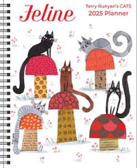 Cover image for Feline 12-Month 2025 Monthly/Weekly Planner Calendar