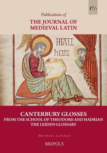 Cover image for Canterbury Glosses from the School of Theodore and Hadrian