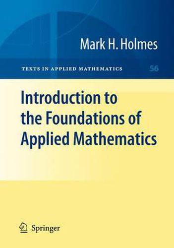 Cover image for Introduction to the Foundations of Applied Mathematics