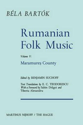 Cover image for Rumanian Folk Music: Maramure? County