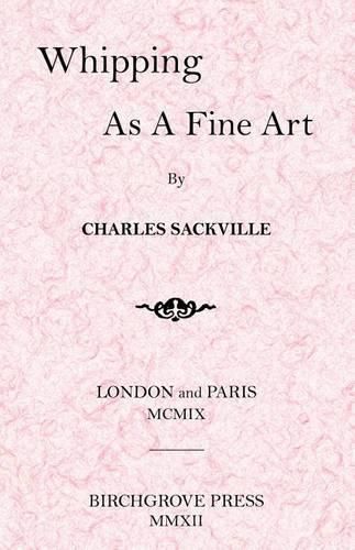 Cover image for Whipping As A Fine Art