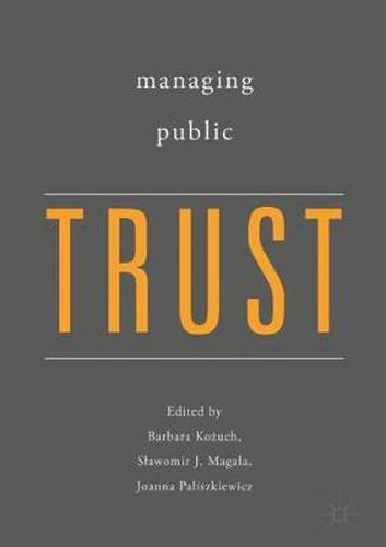Cover image for Managing Public Trust