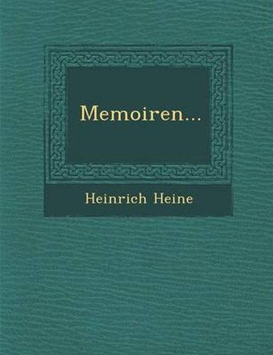 Cover image for Memoiren...