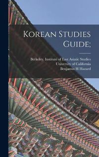 Cover image for Korean Studies Guide;