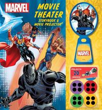 Cover image for Marvel: Black Panther, Thor, and Captain Marvel Movie Theater Storybook & Projector