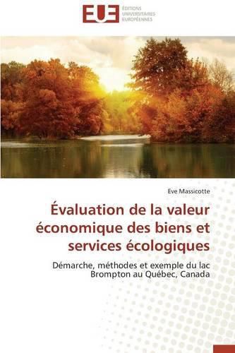 Cover image for  valuation de la Valeur  conomique Des Biens Et Services  cologiques