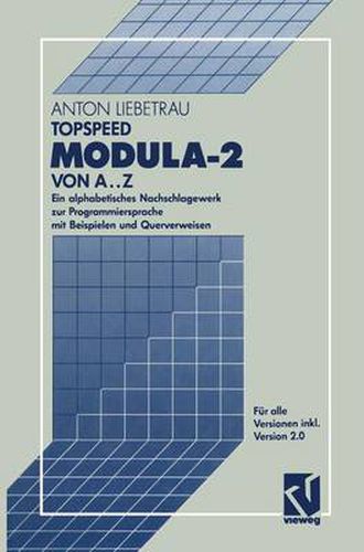 Cover image for TopSpeed Modula-2 von A..Z