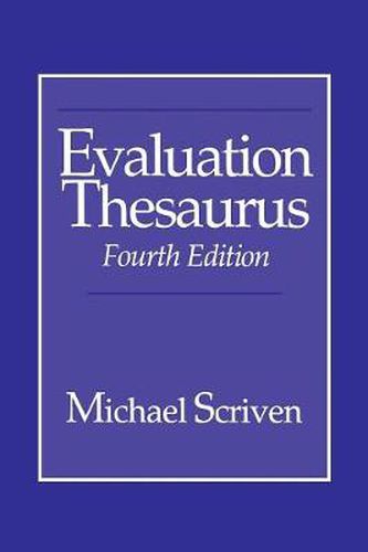 Cover image for Evaluation Thesaurus