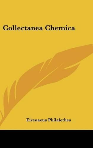 Cover image for Collectanea Chemica