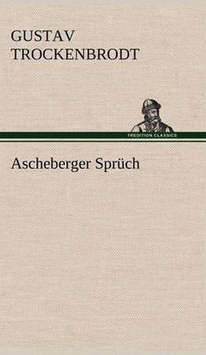 Cover image for Ascheberger Spruch