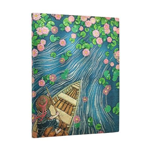 Cover image for Lotus River (Living with Yuko) Ultra Lined Softcover Journal (Elastic Band Closure)