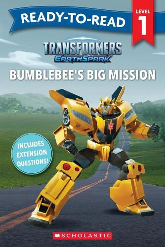 Cover image for Transformers Earthspark: Bumblebee's Big Mission - Ready-to-Read Level 1 (Hasbro)