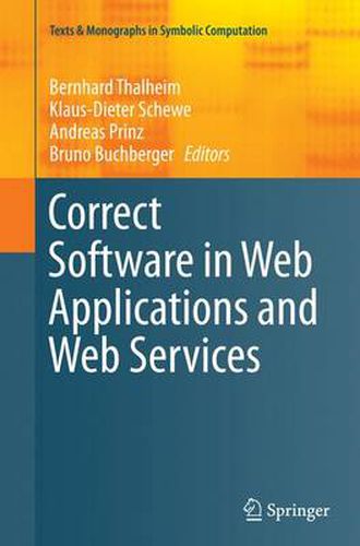 Cover image for Correct Software in Web Applications and Web Services