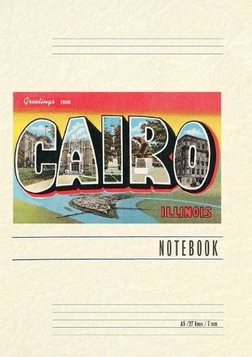 Cover image for Vintage Lined Notebook Greetings from Cairo, Illinois