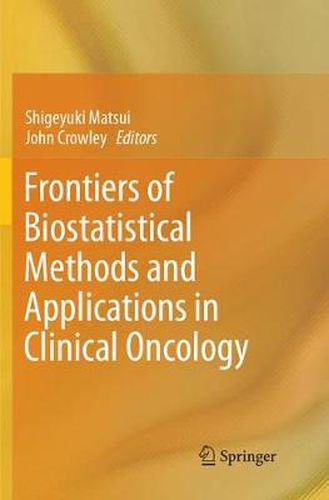 Cover image for Frontiers of Biostatistical Methods and Applications in Clinical Oncology
