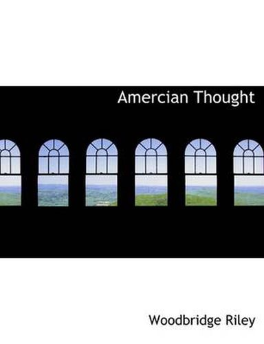 Cover image for Amercian Thought