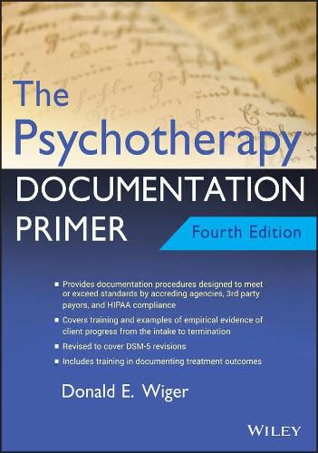 Cover image for The Psychotherapy Documentation Primer, 4th Edition