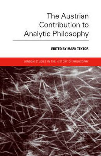 Cover image for The Austrian Contribution to Analytic Philosophy
