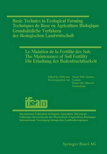 Cover image for Basic Techniques in Ecological Farming: Conference Proceedings