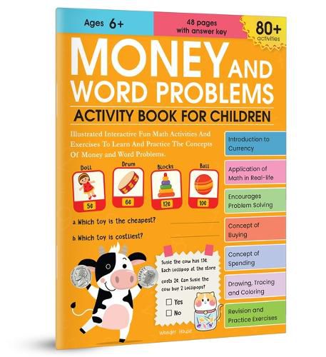 Cover image for Money and Word Problems Activity Book For Children