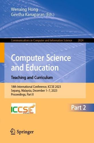 Cover image for Computer Science and Education. Teaching and Curriculum