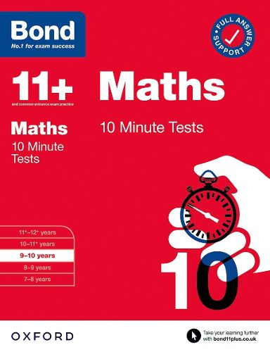 Cover image for Bond 11+: Bond 11+ 10 Minute Tests Maths 9-10 years