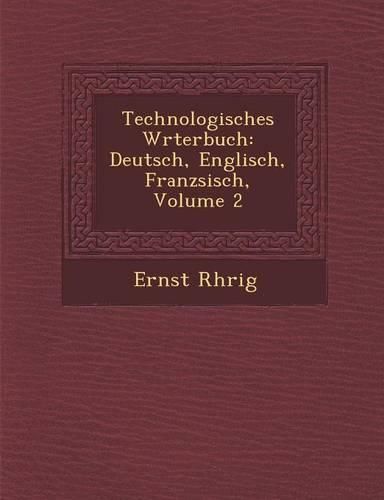 Cover image for Technologisches W Rterbuch