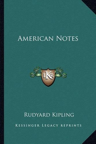 Cover image for American Notes