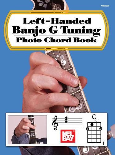 Cover image for Left-Handed Banjo G Tuning Photo Chord Book