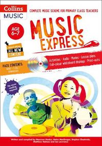 Cover image for Music Express: Age 6-7 (Book + 3CDs): Complete Music Scheme for Primary Class Teachers