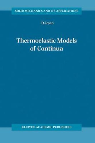 Cover image for Thermoelastic Models of Continua