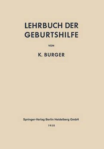 Cover image for Lehrbuch Der Geburtshilfe