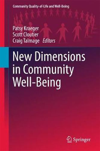 Cover image for New Dimensions in Community Well-Being