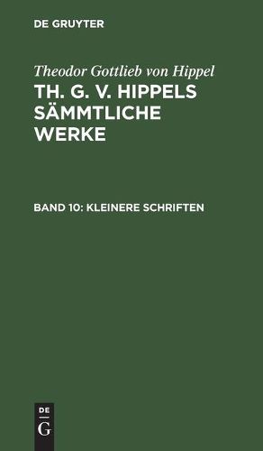 Kleinere Schriften