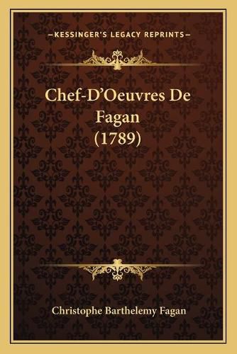Cover image for Chef-D'Oeuvres de Fagan (1789)