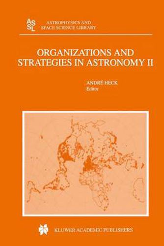 Cover image for Organizations and Strategies in Astronomy: Volume II