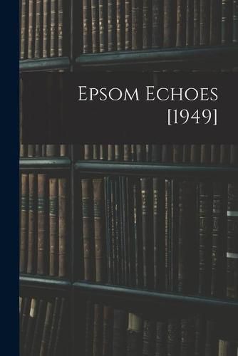 Cover image for Epsom Echoes [1949]