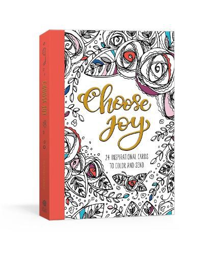 Cover image for Choose Joy Postcard Book: 24 Inspirational Cards to Color and Send