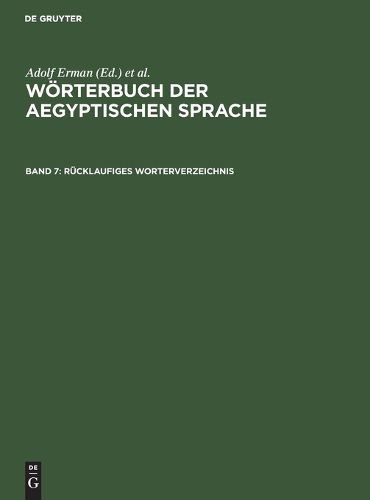 Cover image for Rucklaufiges Worterverzeichnis