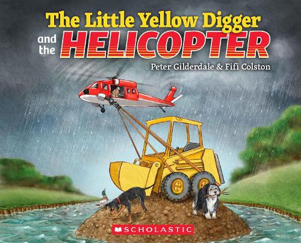 Cover image for The Little Yellow Digger and the Helicopter