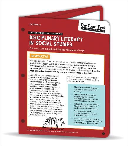 Cover image for The On-Your-Feet Guide to Disciplinary Literacy in Social Studies